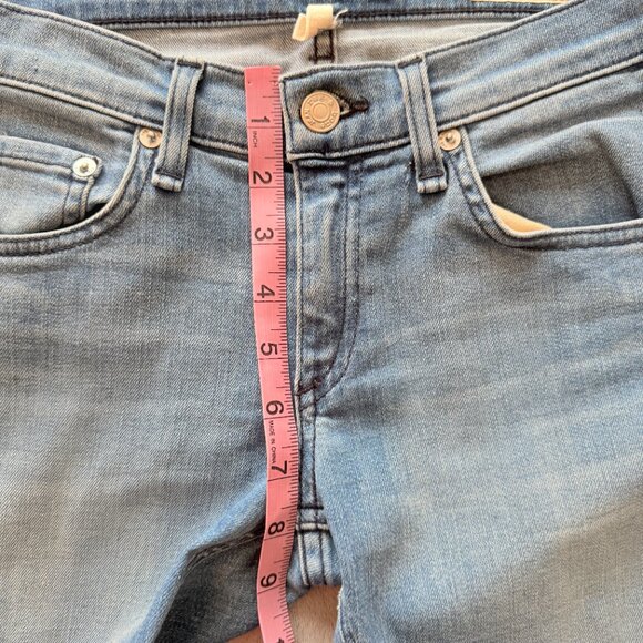 Rag & Bone Women's Skinny Jeans Capri Light Wash Size 25 - Picture 11 of 13